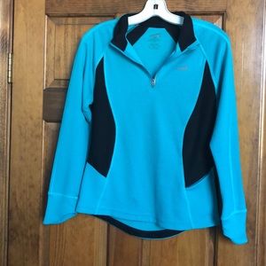 Sea foam green quarter zip